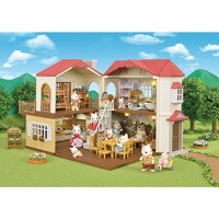 calico critters cloverleaf townhome gift set