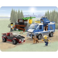 lego police dog van