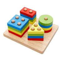 bettroom geometric sorter wooden toy