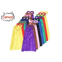 Superhero Capes For Kids And Masks Set Diy Costume Dress Up Birthday Party Supplies 32 Pcs 16 Sets Educational Toys Planet