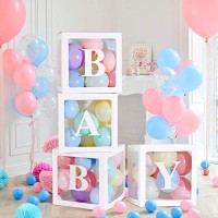 Its a Boy Balloons 12 BlueWhite Latex Balloons Boys Baby Shower Balloons Boys Gender Reveal Decorations Gender Reveal Party Decor 10 Pack