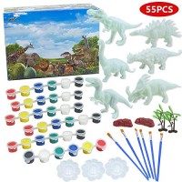 3d Painting Dinosaurs Toys Decorate Diy Dinosaur Arts Crafts Paint Play Set For Kids Girls Boys A Perfect Artistic Activity Educational Toys Planet
