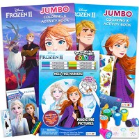 Disney Frozen Coloring Book Ultimate Activity Bundle For Girls Kids Toddlers 21 Pcs Imagine Ink Color Jumbo Books Stickers Stampers And More Disney Party Supplies Educational Toys Planet